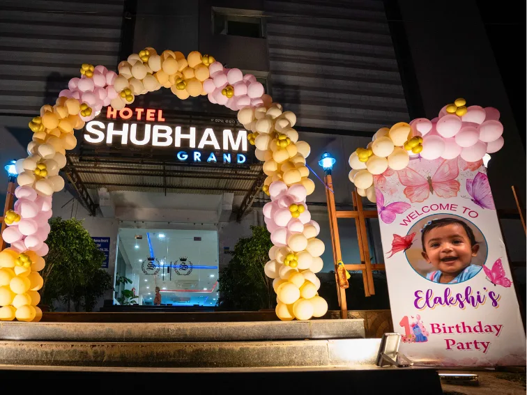 Function setup at Hotel Shubham Grand, Patia